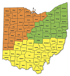 O&E Region Map